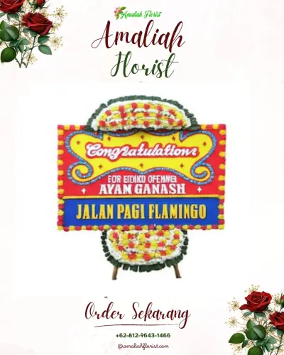 Bunga Papan Congratulation di Karang Serang